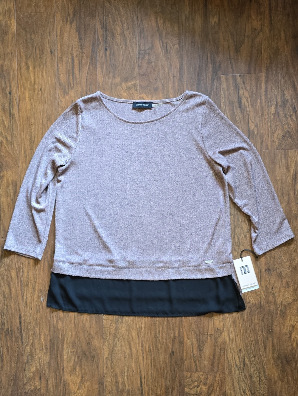 Ivanka Trump Rose Gold And Black Top Sz L